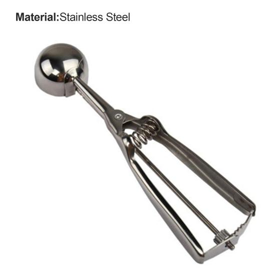 Привлекательная яркая ложка для мороженого из нержавеющей стали