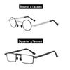 Folding Reading Glasses Blocking Anti Blue Light Glasses Reader Glasses Metal Eyeglasses