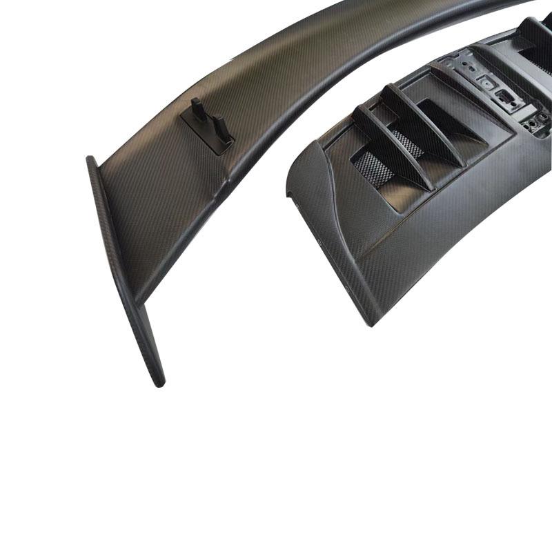 Semi-Carbon Fiber Rear Wing Air Deflector Spoiler for Porsche 911/992 GT3 (2019-Present)