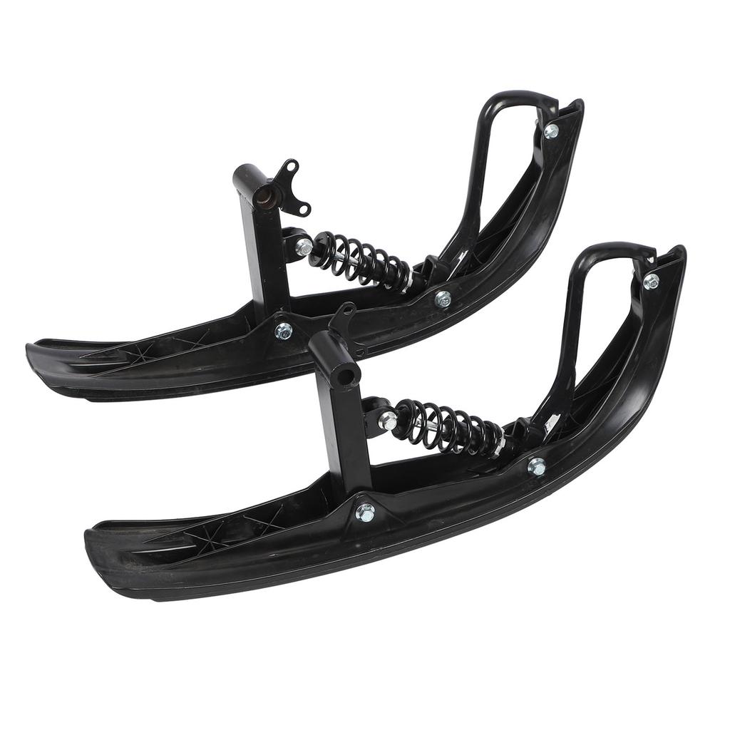 Пара квадроциклетных зимних снежных санок, прочные, долговечные, снежный гонщик, салазки со скребками, улучшают сцепление для картинга, UTV