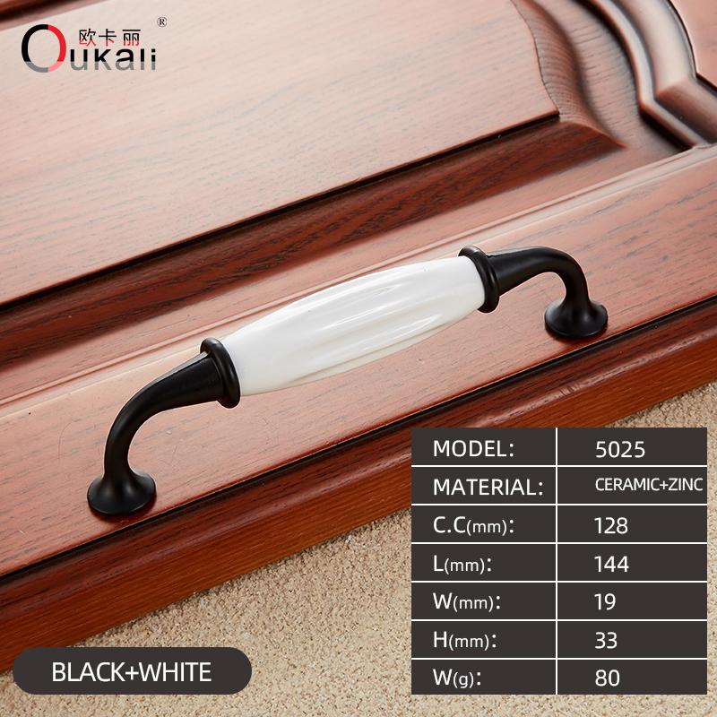 Modern Zinc Ceramic Handles Steel Knobs Cabinet Drawer Wardrobe Dresser Closet Bathroom Living Room Outdoor Use Made China