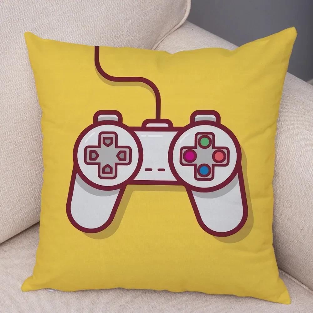 Game Room Decoration  Player Dazzle Handle Series Pillowcase Home  Boys  Bedroom  Cushion Cover Multiple sizes available
