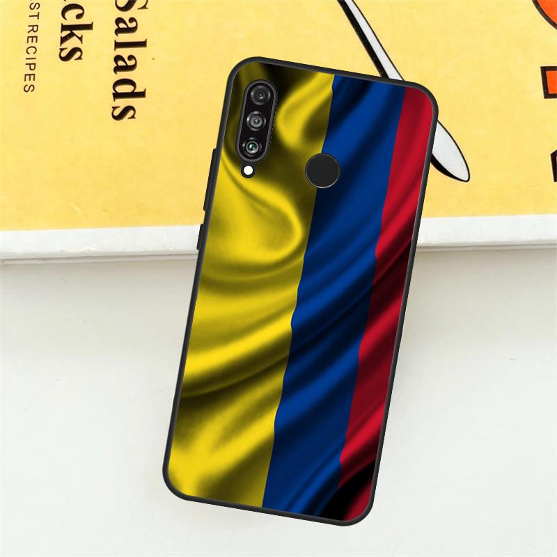Чехол для Huawei Nova 12i 7i 8i 11i Y73 Y72 Y61 Y91 Y90 Y70 Y60 9 10 SE 11 Pro P30 P40 Lite с флагом Колумбии