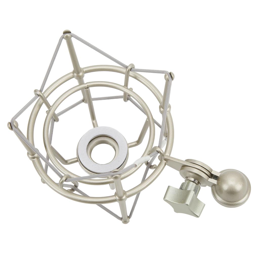Microphone Shock Mount Clip Mic Anti Vibration Holder for Live Streaming Recording Studio