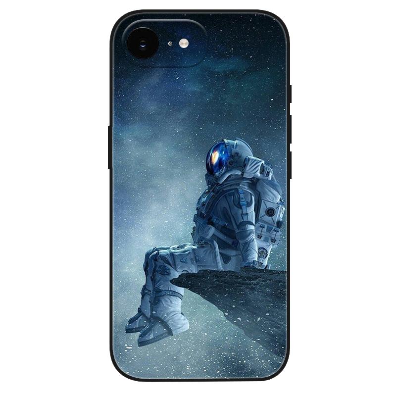 For iPhone 17e Case Silicone Luxury Space Cute Painted Soft Bumper for iPhone 17e 2026 17 e Phone Cover TPU Funda Shockproof