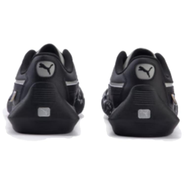 Puma Vaderon Двухслойная коровья кожа Синтетическая кожа Брызги Линия Низкие Повседневные кроссовки Унисекс Черный 397207-01