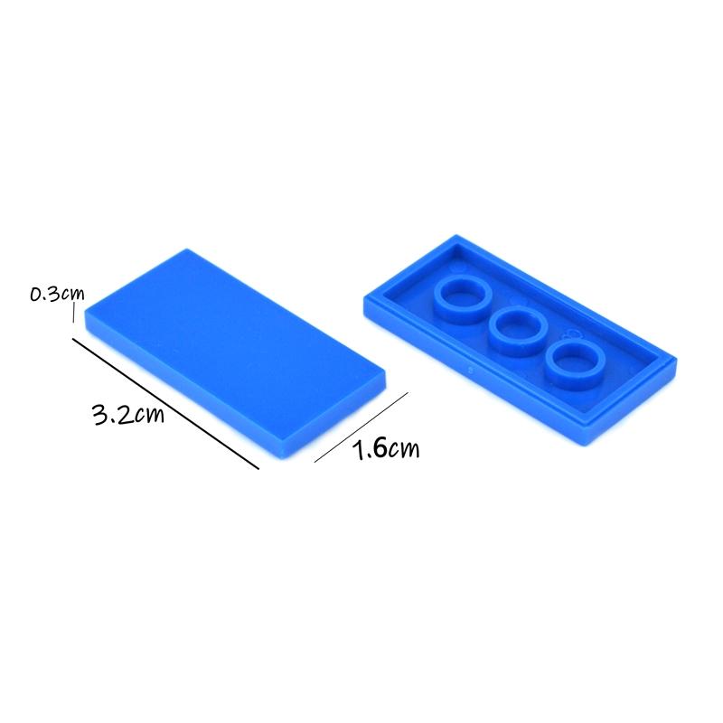 2x4 Educational Creative Size MOC DIY Building Blocks Compatible with 87079 Bricks Ceramic Tile Bricks Smooth Flat Tiles Toys