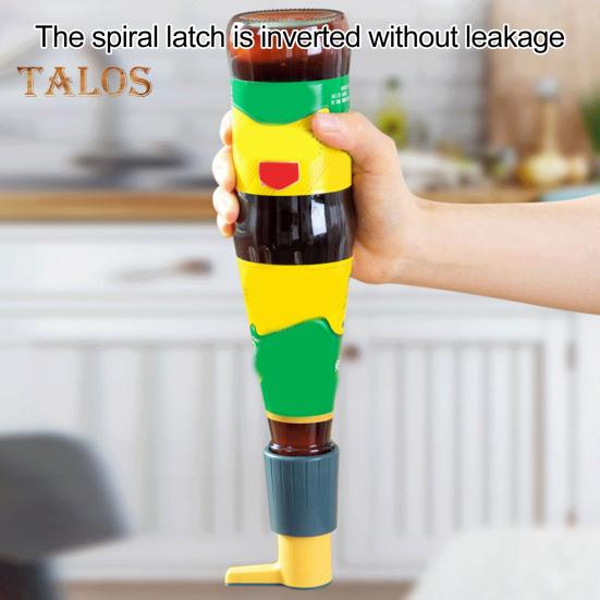 Бутылка-дозатор для устричного соуса, универсальный дозатор для масла, чили, томатов и соевого соуса, простая в использовании насадка для распределения соуса, кухонные принадлежности