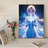 Алмазная живопись своими руками Эльза, Снежная королева Набор для вышивания крестиком Мозаичное искусство Алмазная живопись Полная выкладка круглыми алмазами Украшение для дома