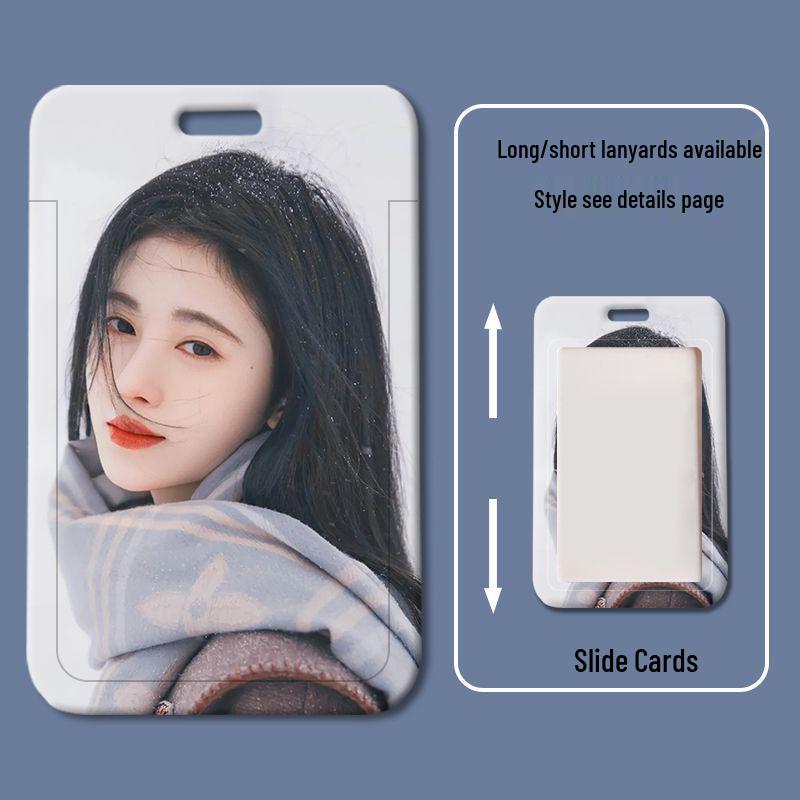 Пластиковый выдвижной держатель для ID и карт доступа Ju Jingyi для студентов и сотрудников