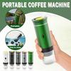 Портативная кофемашина с аккумулятором, многоразовый кофейный фильтр, кофеварка 2 в 1, портативная для дома, путешествий, кемпинга