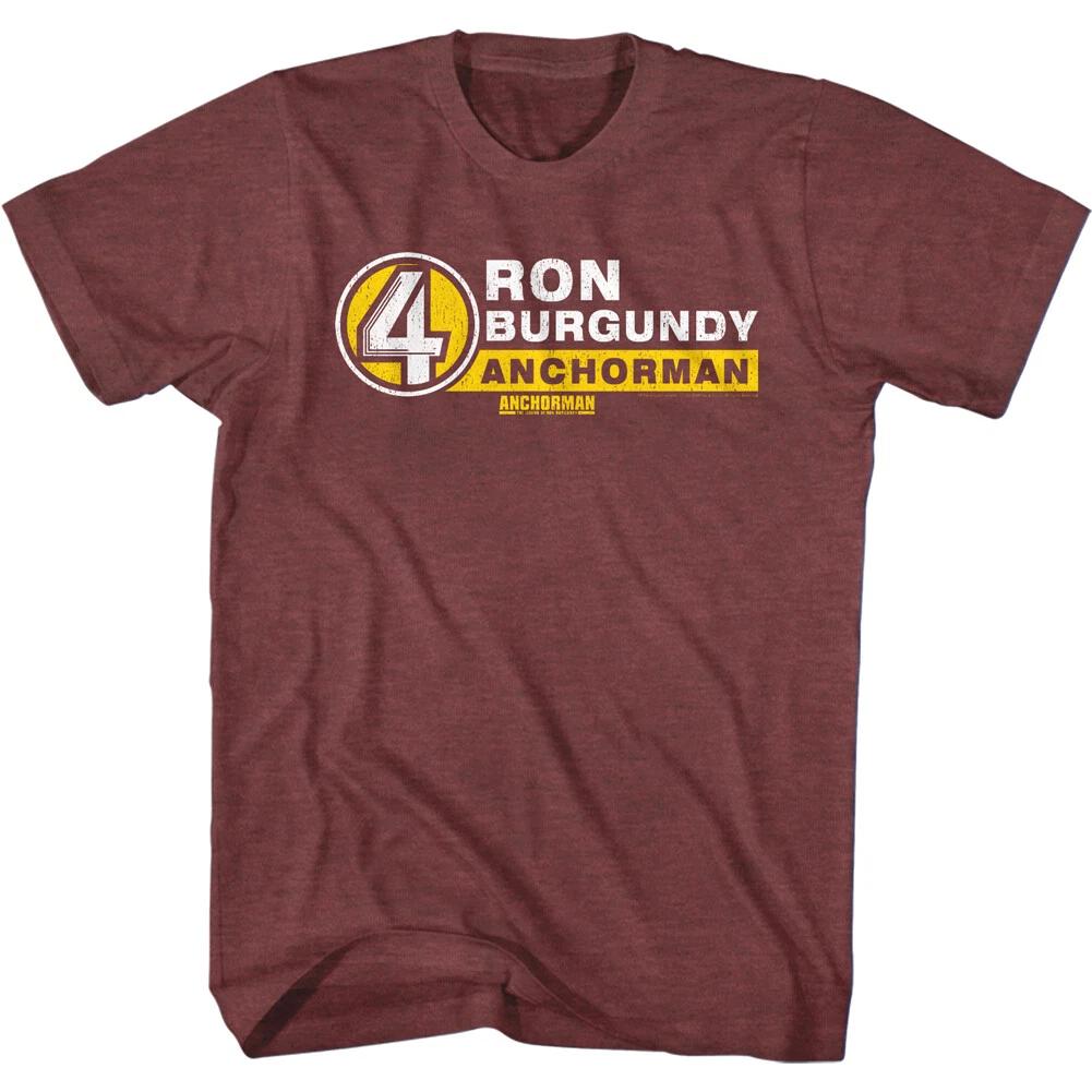 Anchorman Channel 4 News Ron Burgundy Anchorman Men's T Shirt Movie Merch