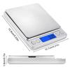 Digital Kitchen Scale 3000g/ 0.1g Stainless Steel Cooking Food Scale Small Jewelry Scale Digital Weight with LCD Display/Tare/Oz