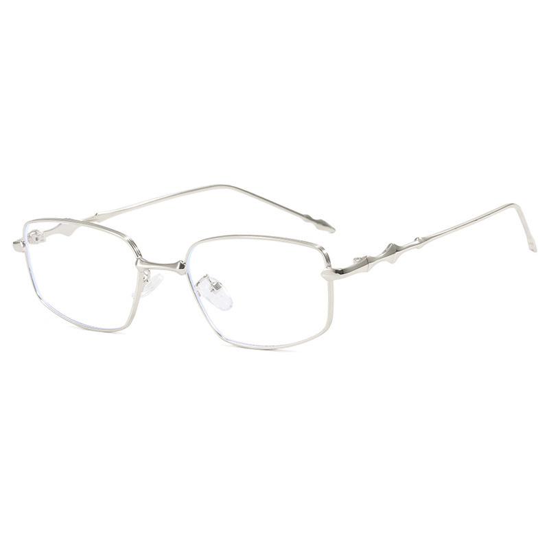 Neutral Square Irregular Anti Blue Light Glasses Trendy Small Frame Clear Optical Glasses Transparent Lens Spectacle