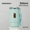 HOLOHOLO Термокружка для кофе в римском стиле с трубочкой