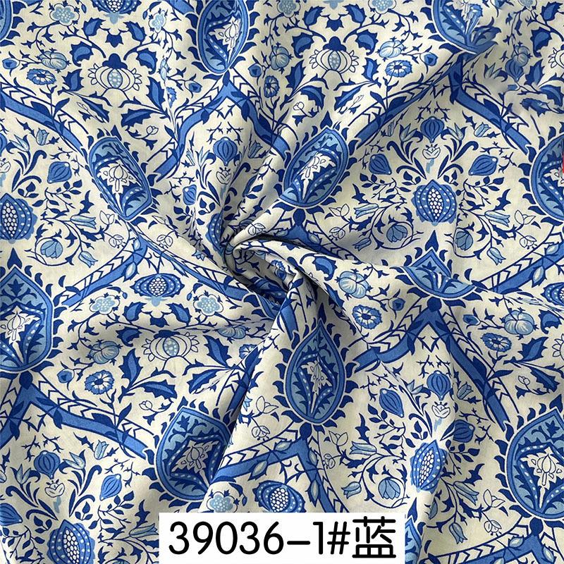 Rayon Fabric Floral Flowers Vintage Liberty Ethnic Soft Summer Pajamas Cloth Sewing Accessories By Meter cortinas jupes