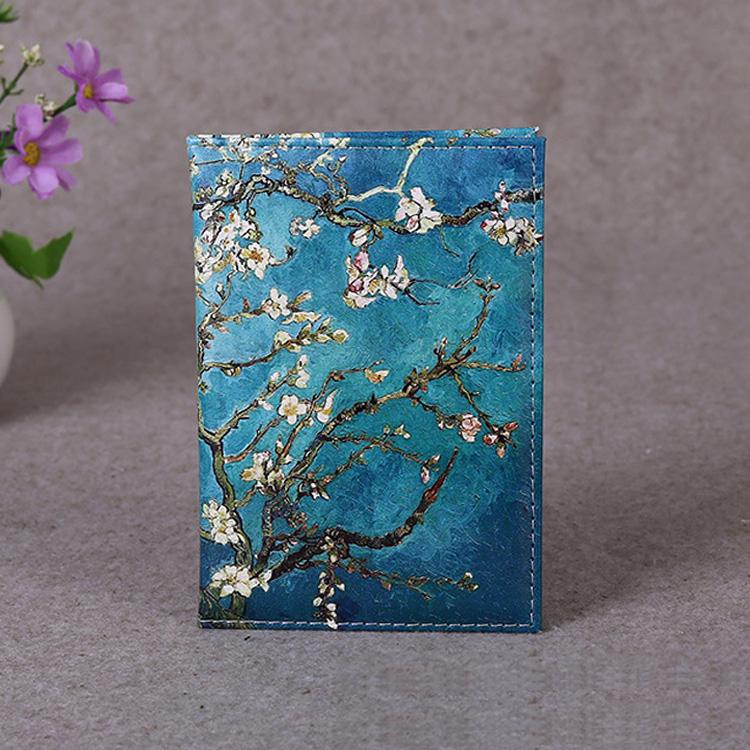 Art Van Gogh Starry Sky Passport Cover Classical Travel Women Passport Holder Desinger ID Passport Case