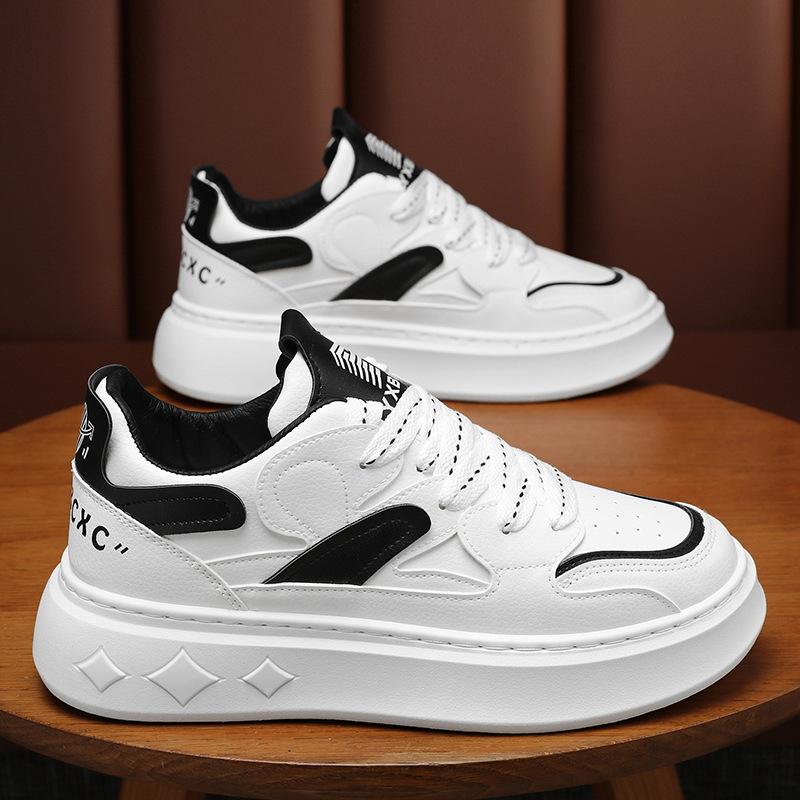 Fashion Men Sneakers Casual Shoes Men's Lace Up Platform Running Shoes Tennis Trainer Shoes for Men Outdoor Male Thick Bottom