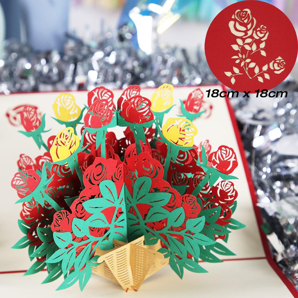 3D Pop Up Love Card For Wife And Girlfriend Gift For Valentines Day Anniversary Wedding Invitation Greeting Thank You Cards