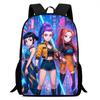 Школьная сумка Kpop Охотник на ведьм 3D Цифровая печать Рюкзак Детский Мультяшный Рюкзак