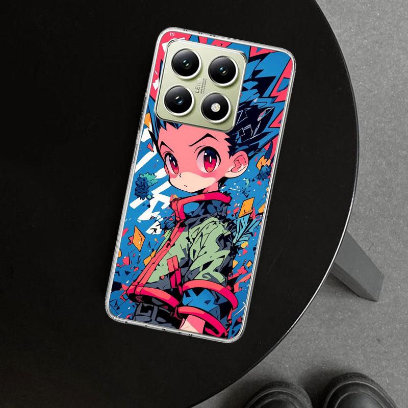 Huner X-Hunters Милый чехол для телефона для Xiaomi Redmi Note 15 14 13 12 11 Pro Plus 14S 12S 11S 11T 11E 10S 10 Индивидуальные Fundas