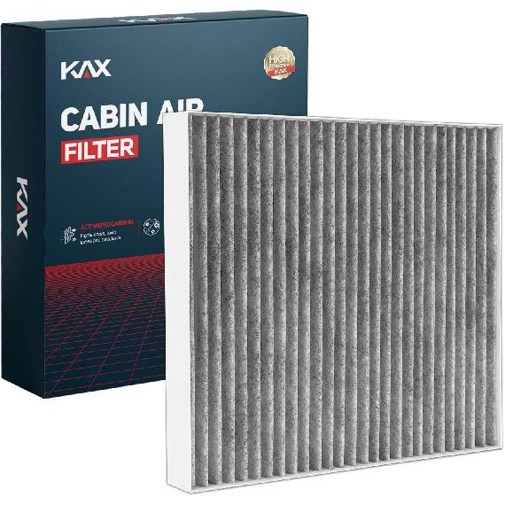 KAX Premium Cabin Air Filter with Dual Active Carbon, CF10550 Replacement for Nissan Rogue 2008-2013, Rogue Select 2014-2015, Sentra 2007-2012,