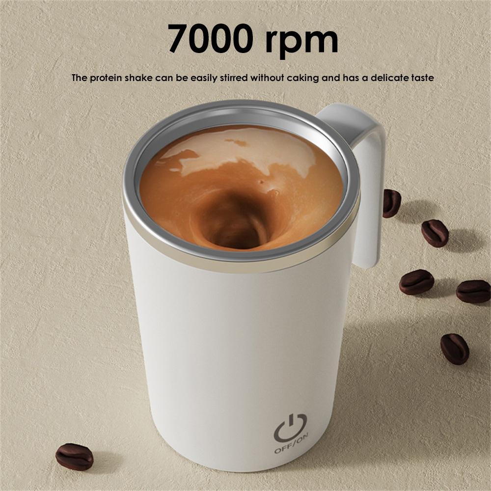 1Pcs Household Portable Automatic Mixing Cup Stainless Steel Lazy Automatic Magnetic Cup Coffee Cup Mixing Mug Rechargeable