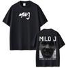 Рэпер Milo J La Vida Era Mas Corta Альбом Футболка Мужская Женская Харадзюку Футболки Летние Свободные Повседневные Хлопок Винтажная Футболка Топы ...