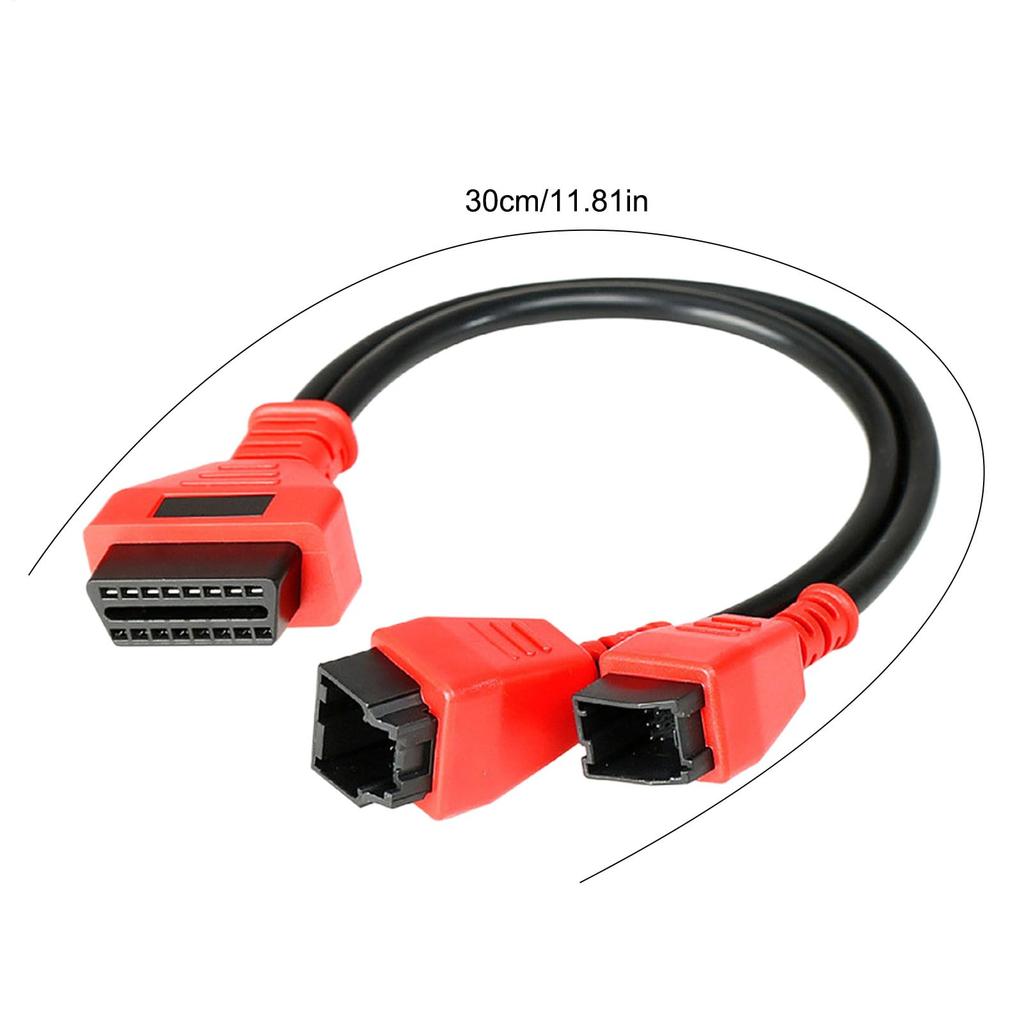 Diagnostic Bypass Adapter - FCA 12+8 OBDII Connector Cable, Gateway Accessories | Reinforced Construction,