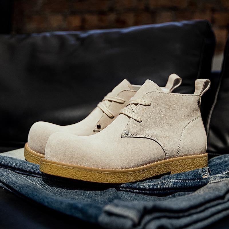 Ботинки Мартина мужские осенне-зимние новые ботинки на высокой подошве, мужские ретро трендовые универсальные уличные рабочие ботинки