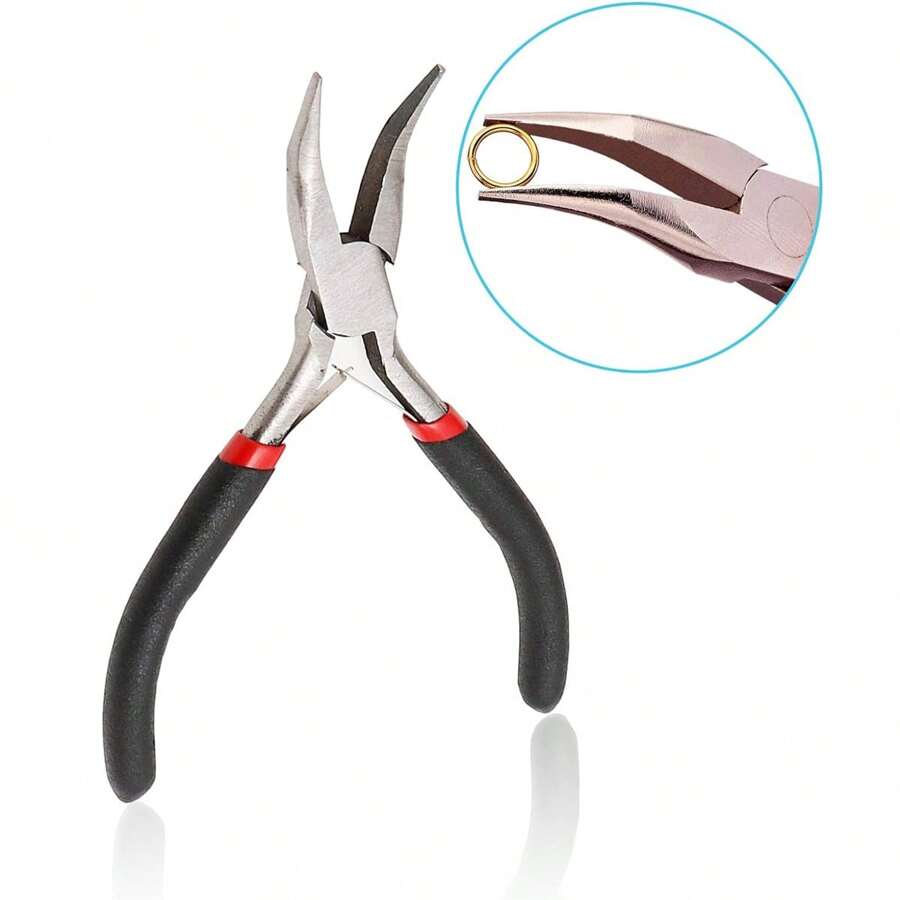 4 шт. Набор из 4 плоскогубцев для ювелирных изделий, набор инструментов для изготовления ювелирных изделий с плоскогубцами с острыми/цепными носами, круглогубцами