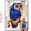 Алмазная картина животное Сова вышивка крестиком горный хрусталь домашний декор