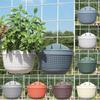 Wall Hanging Flower Pot Garden Fence Balcony Basket Plant Potted Flower Pot Decoration