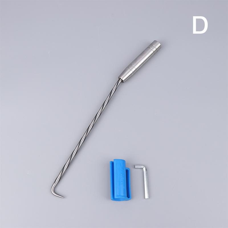 Строительный крюк с резьбой, инструмент для скручивания вязальной проволоки для арматуры с крюком, нержавеющая сталь, гибкое вращение, ручная вязка стальных стержней, ручной инструмент