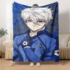 Nagi Seishiro BlueLock Theme Printed Blanket - Perfect for Couch, Bed, Travel & Outdoor Use | Machine Washable, Cozy & Durable.