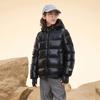 Gaofun Black Gold Kids' Hooded Goose Down Puffer Jacket