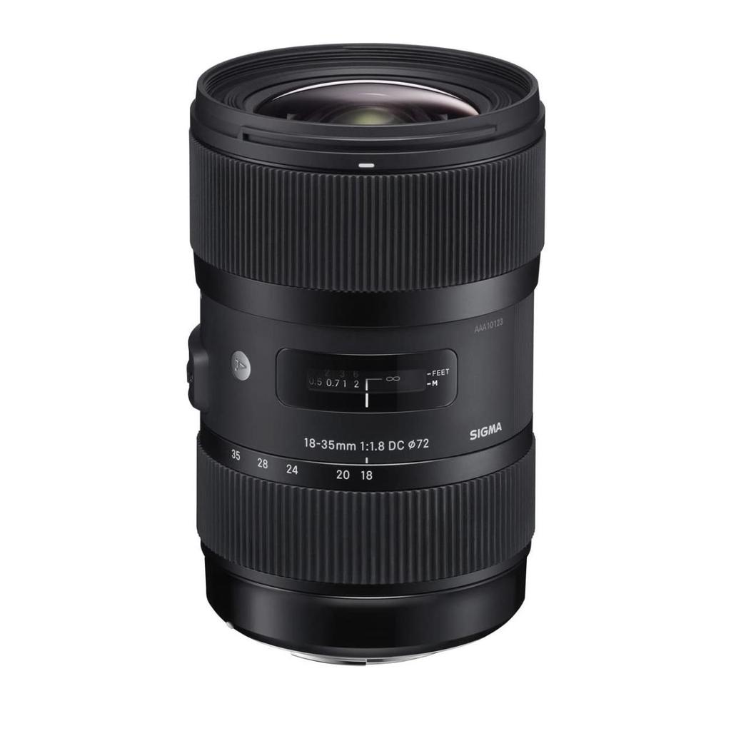 Объектив Sigma DC HSM Canon Mount Zoom Standard для зеркальных фотокамер Art 18-35mm F1.8 EF-S APS-C
