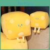 Butter Cheese Cube Yellow Plush Toy Stuffed Doll Cartoon Decoration Gift Kids