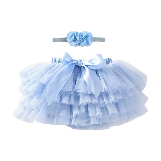 Unique Baby Girls Tutu Skirt Bowknot Design Stretchy Elastic Waist