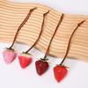 Strawberry Charm Keychain Adorable Pendant Perfect For Phone Lanyard Bag Accessories