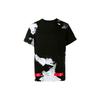 Splatter Paint Diagonal Striped Short Sleeve T-Shirt Men Tops Black OMAA002F161980239920