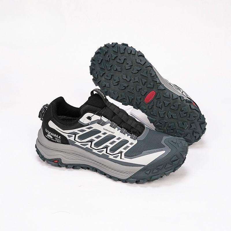 Classic Brand Comfortable Anti Slip Mountain Climbing Shoe Designer Quick Lacing Outdoor Hiking Shoe Spring/Autumn Trecking Shoe