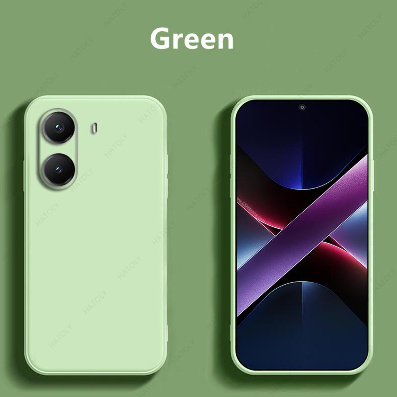 Жидкий силиконовый чехол для телефона Xiaomi Poco X7 Pro, противоударный чехол Funda, задняя крышка для Xiaomi Poco X7