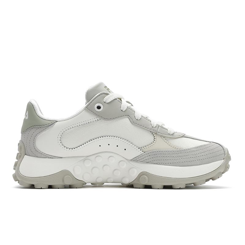 Fila Topping Modern Series Versatile Casual Trendy Fashion Personality Shock Absorption Durable Low-Top Skate Shoes Women Sneaker F12W513207FSP