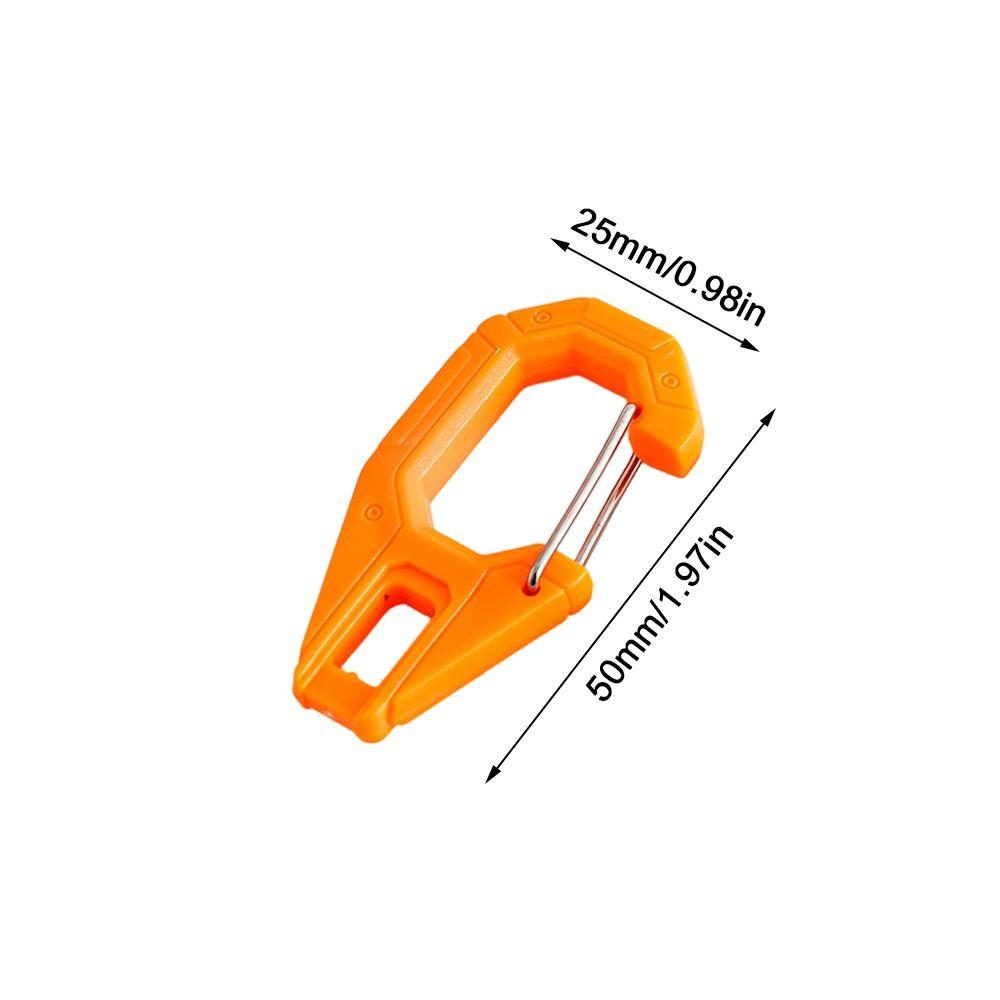 4pcs Pastic G-shaped Hook Loop For Vest/Backpacks/Pouch/Bag/Belt