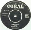 7-дюймовая пластинка BUDDY HOLLY Reminiscing 45Q72455 Коралловая 1962 Великобритания Рок Б/у