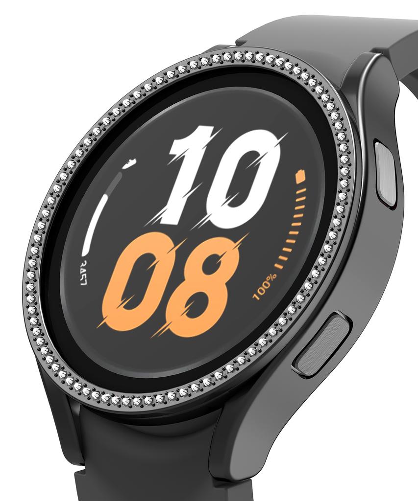 Nuateu [6Цветов] Жесткий бампер-чехол из кубического циркония для Galaxy Watch 5/4 40/44 мм
