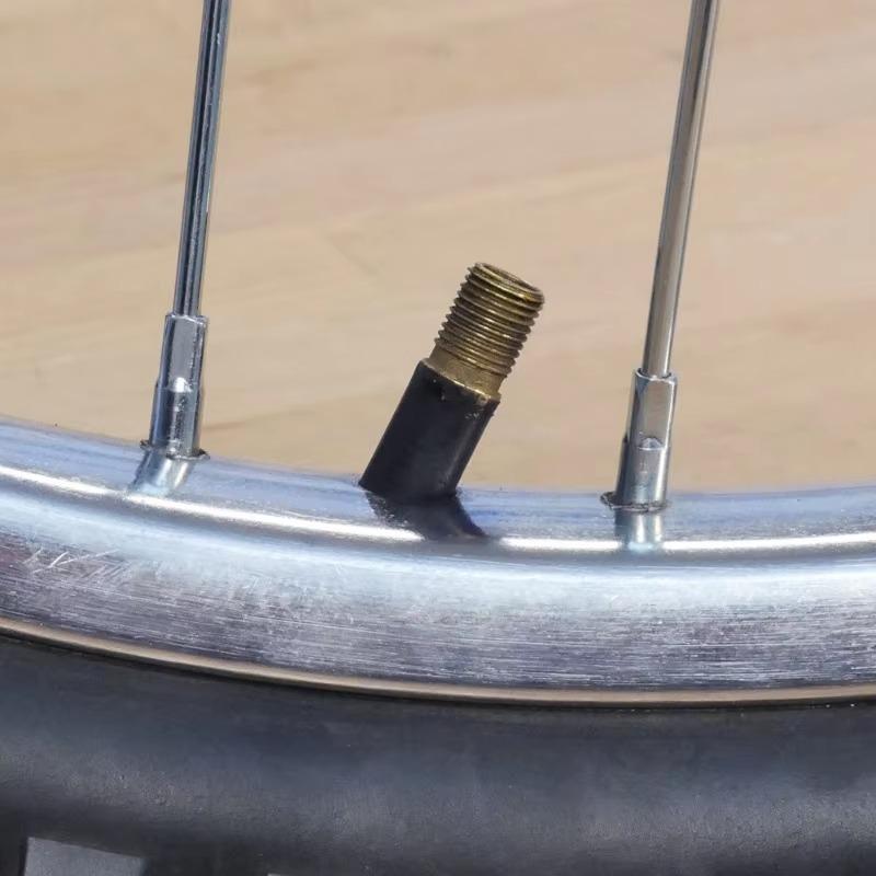 TR414 Tubeless Car Wheel Tire Valve Stems with Dust Caps Black Rubber Caps Tyre Rubber Valves with 20/4 Sets Stems Accessories