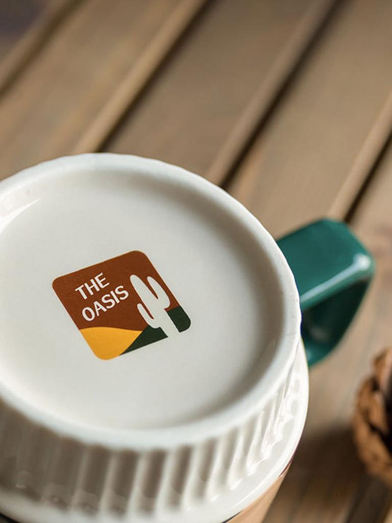 Керамическая кружка для кофе Leeseph объемом 320 мл, керамические чашки для чая с ручкой, пригодны для использования в микроволновой печи и посудомоечной машине, для любителей чашек и кружек, современный дизайн