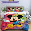 3pcs set Mickey Mouse1pc of quilt cover+2pcs of pillowcase, no core, print bedding, All Seasons Bedroom Setting057